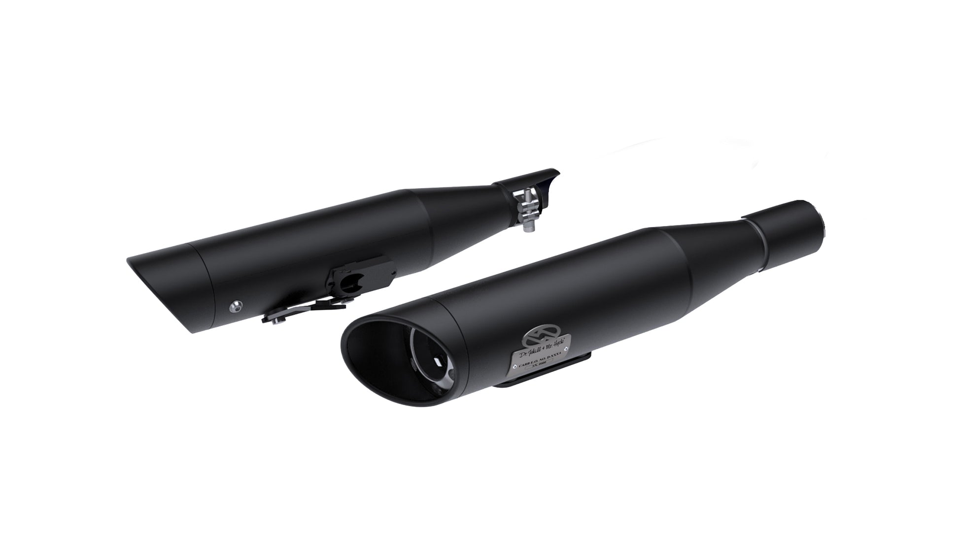 Wrinkle Black Heat Shield Set of 2 pieces