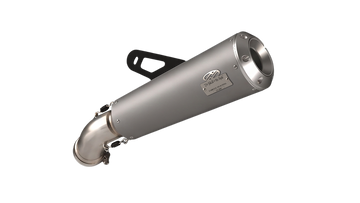 BWM R NineT exhaust - Streetfighter Pearl Grey/Aluminium (2017-2020)