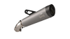 BWM R NineT exhaust - Slashcut Pearl Grey/Wrinkle Black (2017-2020)