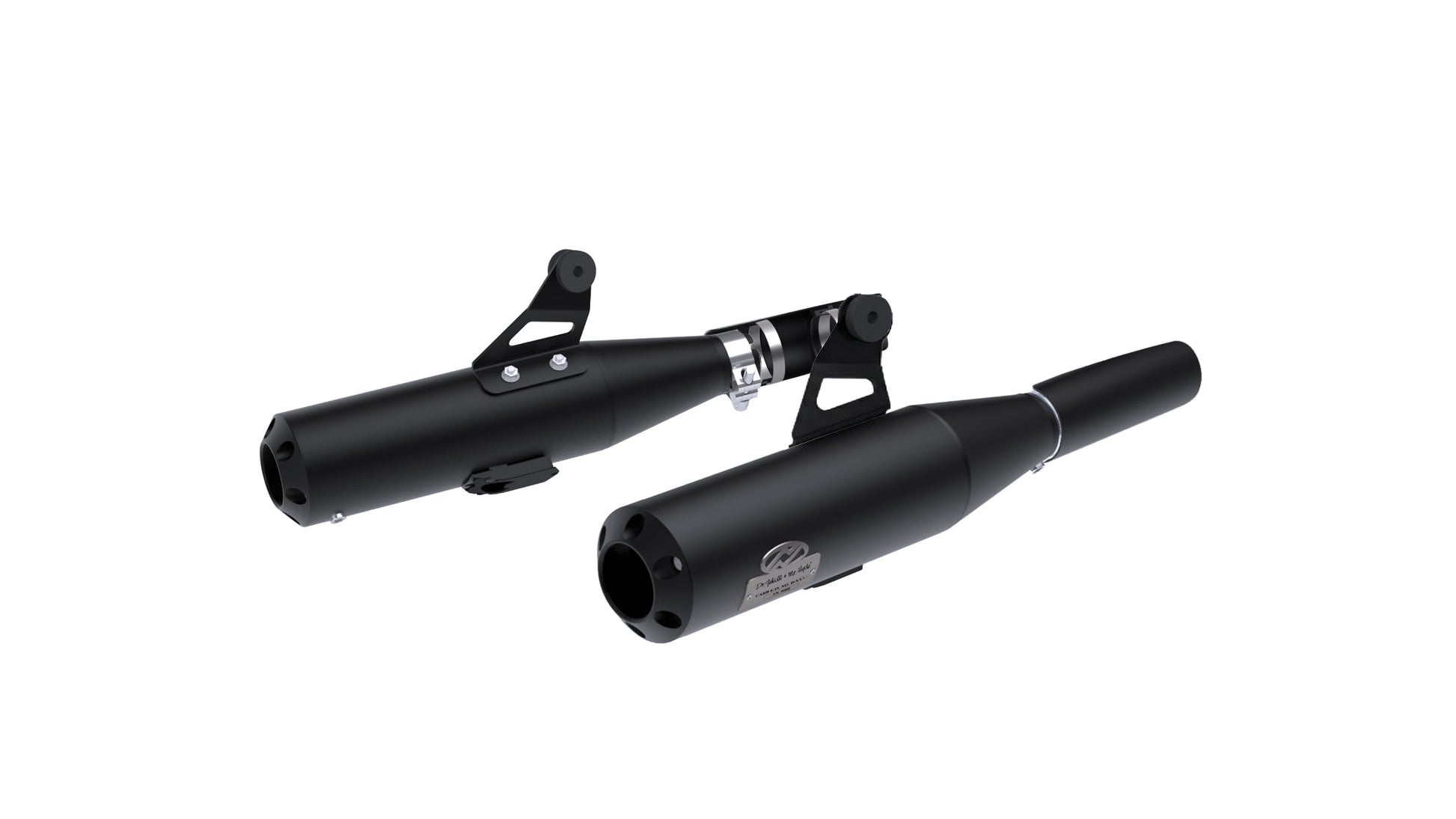 Wrinkle Black Heat Shield Set of 2 pieces