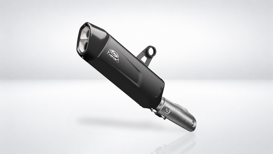 BMW R 1200 GS(A) adjustable exhaust - Nomad Hexagon Black/Carbon Gloss (2017-2018)