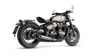 Triumph Bonneville Bobber verstellbarer Auspuff- Brushed (2017-2020)