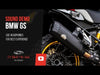 BMW R 1250 GS(A) adjustable exhaust – Nomad Hexagon Pearl Grey/Carbon Gloss (2019–2020)
