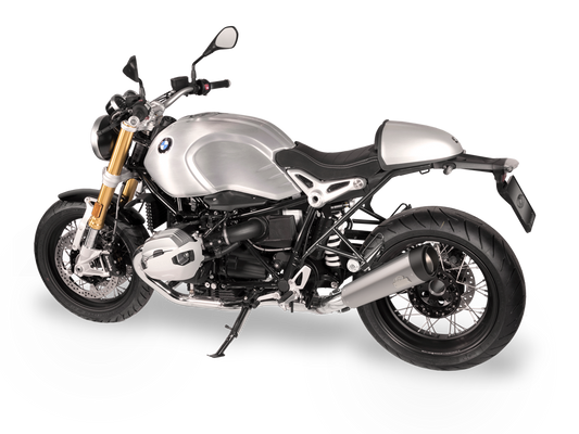 BWM R NineT exhaust - Slashcut Pearl Grey/Wrinkle black (2021-2023)