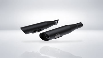 Triumph Bonneville Speedmaster adjustable exhaust - King Wrinkle Black (2018-2020)