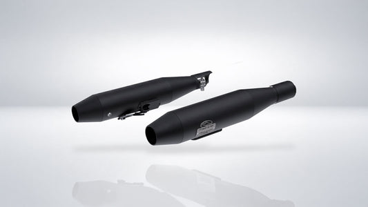 Triumph Bonneville T120 adjustable exhaust - Spy Wrinkle Black (2021-2024)