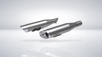 Triumph Bonneville Speedmaster adjustable exhaust - King Brushed (2025)