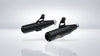 Triumph Speed Twin adjustable exhaust - Spy Wrinkle Black (2021-2024)