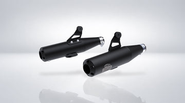 Triumph Speed Twin adjustable exhaust - Spy Wrinkle Black (2021-2024)