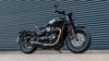 Triumph Bonneville Bobber verstellbarer Auspuff - Wrinkle Black (2021-2024)