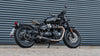 Triumph Bonneville Bobber verstellbarer Auspuff - Wrinkle Black (2021-2024)
