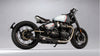 Triumph Bonneville Bobber verstellbarer Auspuff- Wrinkle Black (2017-2020)