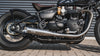 Triumph Bonneville Bobber verstellbarer Auspuff - Brushed (2025)