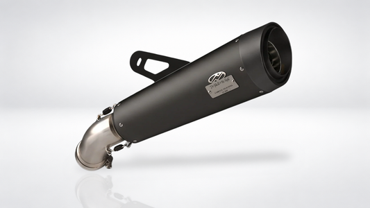 BMW R NineT exhaust - Slashcut Wrinkle Black / Wrinkle Black (2021-2023)